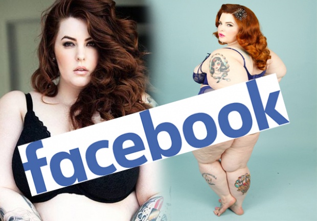 Facebook โดนเละหลังแบนภาพนางแบบอ้วน  Tess Holliday