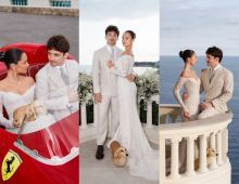 เปิดภาพงานเเต่ง ชาร์ลส์ เลอแคลร์ จัดพิธีเล็กๆแต่อลังการที่โมนาโก