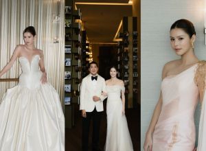 ซูมอินลุคเจ้าสาว ยิหวา ปรียากานต์ สวยแพงระยับหัวจรดเท้า