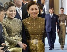 พระราชินี ฉลองพระองค์ชุดไทยบรมพิมาน โดดเด่นเหนือทุกลุค